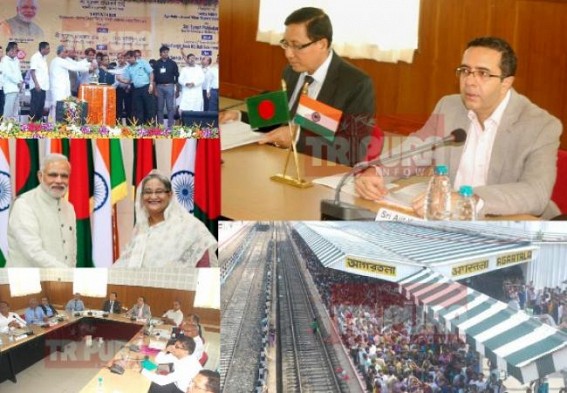 Modi-Hasina MoU enables Act East Policyâ€™s action in Tripura : Indo-Bangla Joint meet ends successfully, Agartala-Akhaura Railway Project to be completed by 2018 